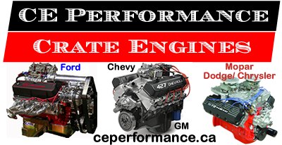 Crate Engines Performance - affordable, top quality, high horsepower crate engines for Ford, Dodge and Chevrolet cars and trucks.